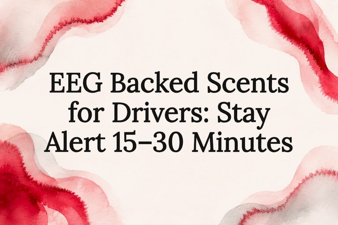 Decorative title card for scent alertness research